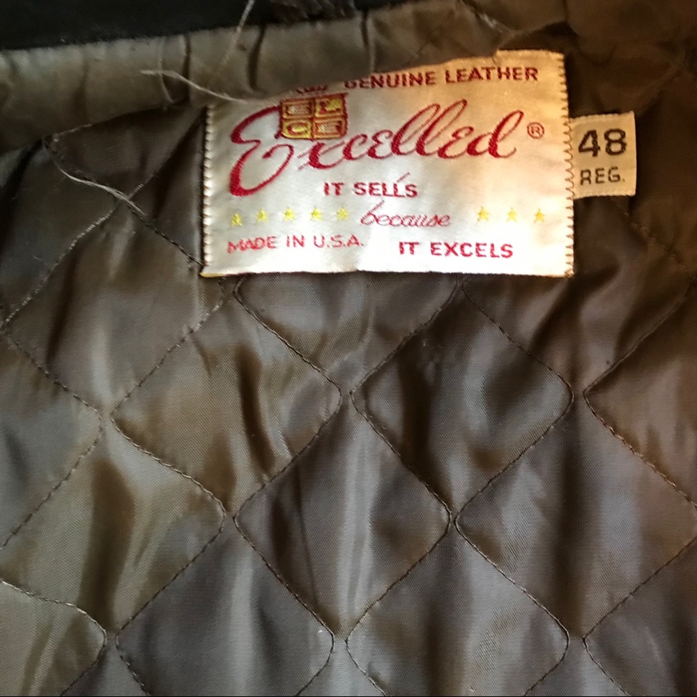 🇺🇸ALS🇺🇸 EUC Black Leather Jacket Size 48R - Picture 11 of 14